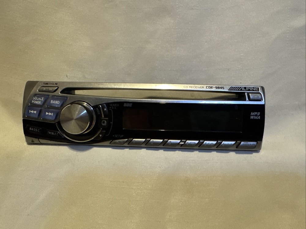 ALPINE CDE-9845 FACEPLATE vintage