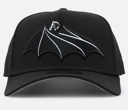 Batman Cape DC Comics New Era 9Forty A Frame Snapback Cap Hat - Black