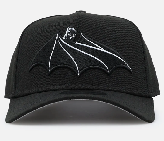 Batman Cape DC Comics New Era 9Forty A Frame Snapback Cap Hat - Black