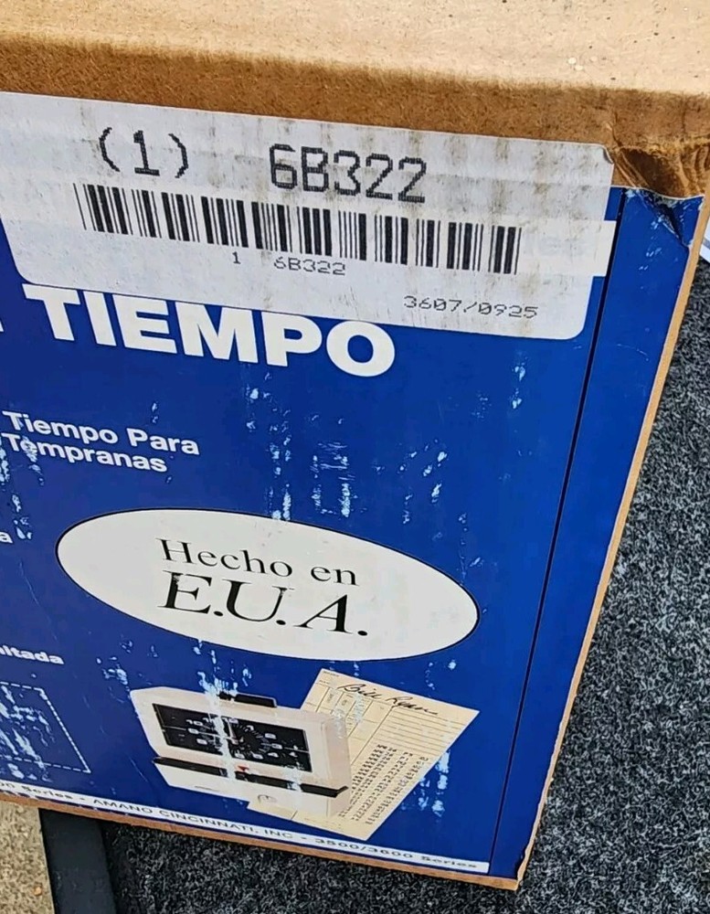 Amano Timeclock 3607 With Box!!