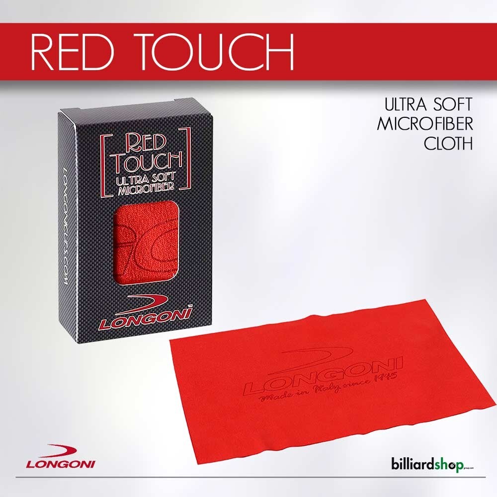 Longoni Red Touch Ultra Soft Microfiber - Made in Italy - 1pc