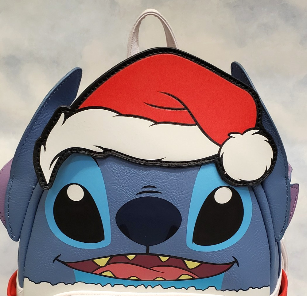 LOUNGEFLY Backpack STITCH SANTA NEW with TAGS