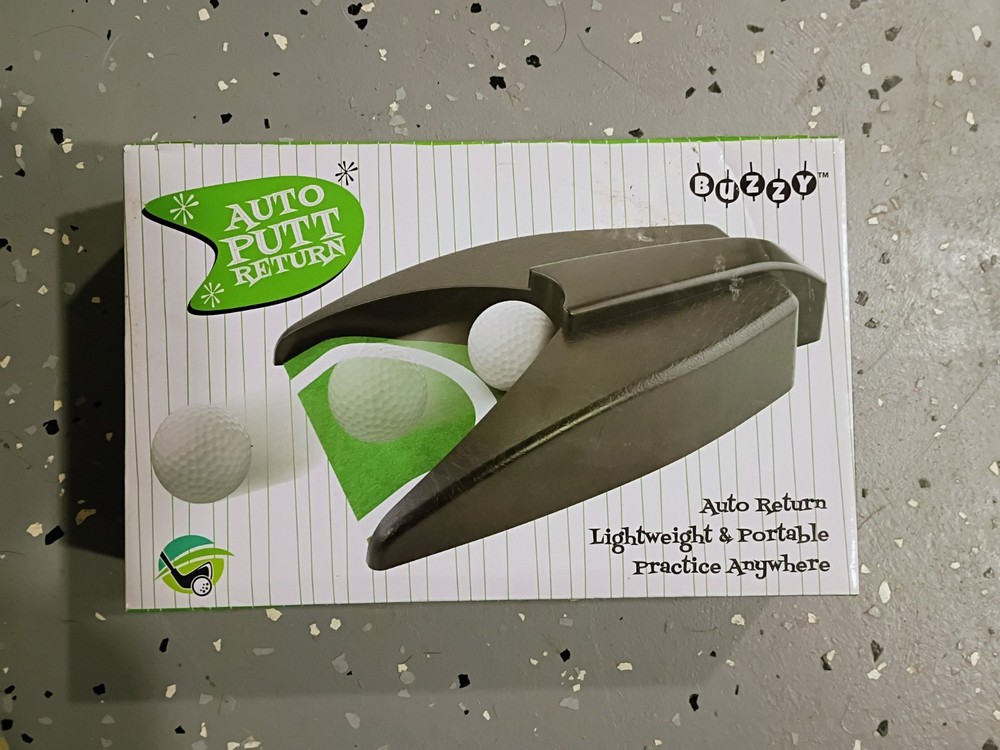 Buzzy Auto Putt Return Device NEW Lightweight Practice Golf Putting
