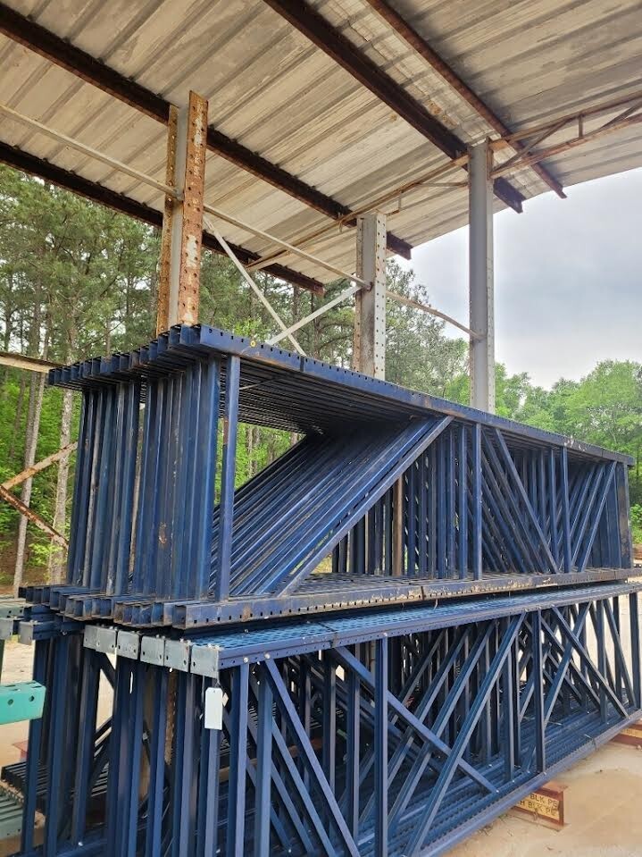 42x16 Old Style Teardrop Pallet Racking Uprights