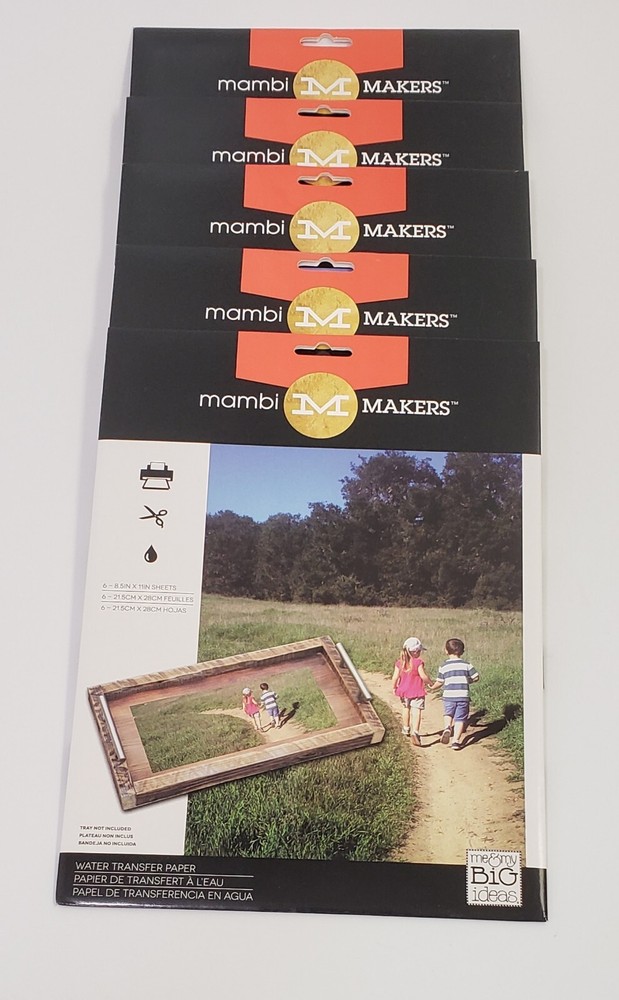 Mambi Makers Water transfer Paper 30 sheets