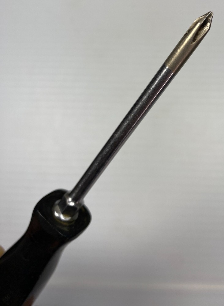 Snap-On Tools SSDP31 Black Hard Handle #1 Phillips Head Screwdriver USA Tool