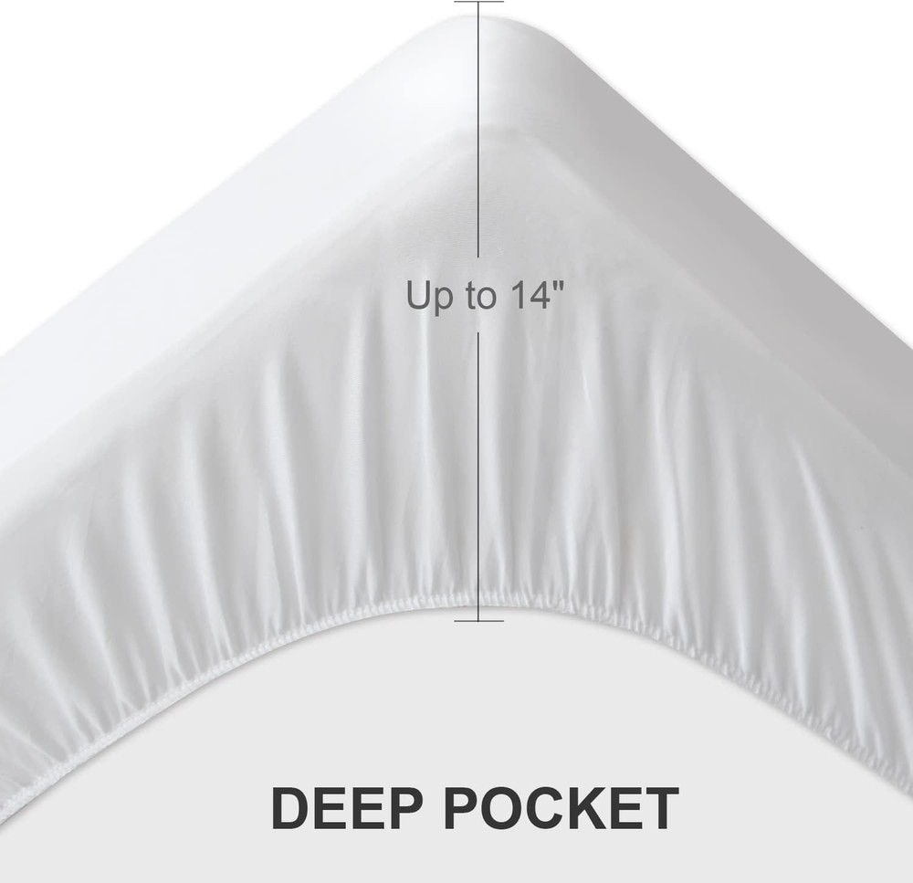 Full Size Mattress Protector Pad Waterproof Quilted Breathable & Cooling Full