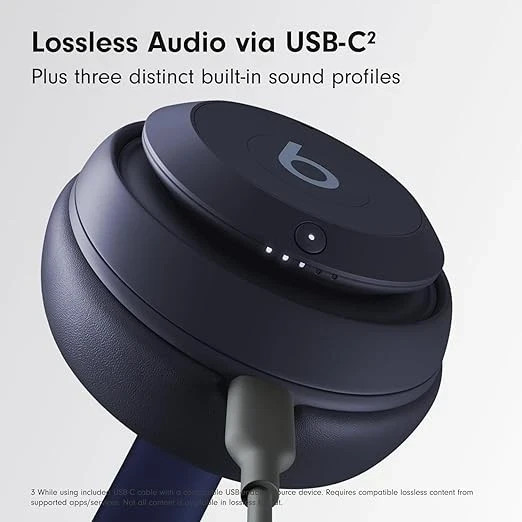 Beats Studio Pro Wireless Bluetooth Noise Cancelling Headphones - Navy