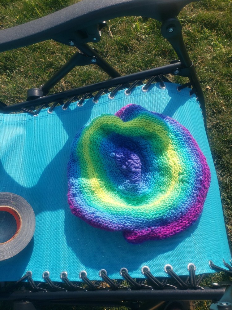 Poncho & Hat - Large (Hand-made Crochet)