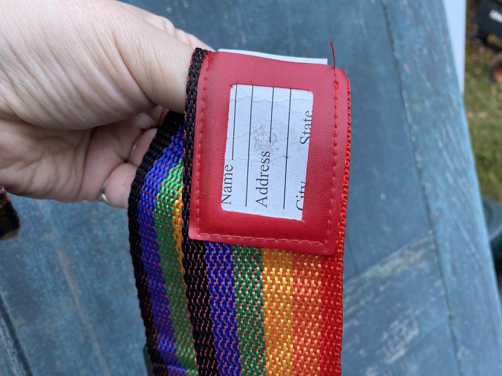 Rainbow Luggage Belt Strap Rainbow Adjustable