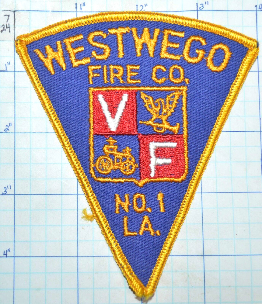 LOUISIANA, WESTWEGO FIRE DEPT NO. 1 PATCH