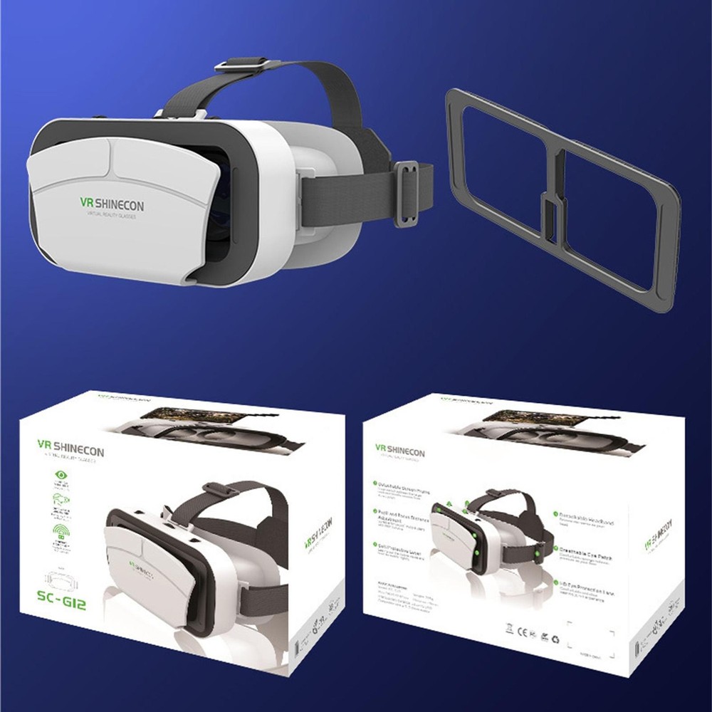 Phone VR Headset Adjustable VR Headset Comfortable VR Goggles/Glasses