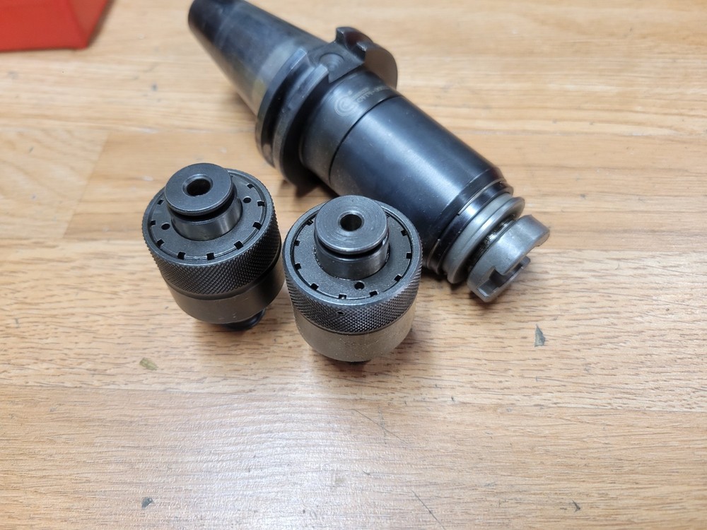 COMMAND WE 1 TAPPING HEAD W/ CAT 40 SHANK & 1/4", #12 COLLETS