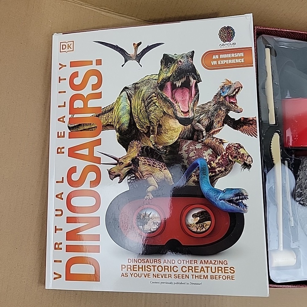 Virtual Reality Dinosaurs 80 Page Interactive Book