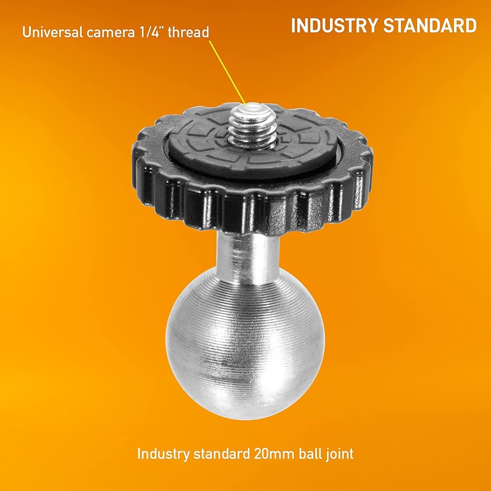 iBOLT Stream-Cast Overhead Ceiling / Wall-Metal Multi-Angle Drill Base Mount