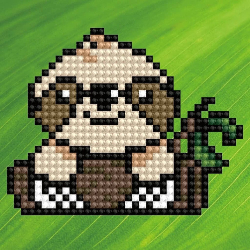 Diamond Dotz Sloth Mode Art Kit With Frame 3"X3"