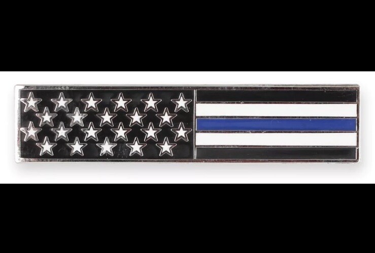 Police Thin Blue Line Lapel Pin