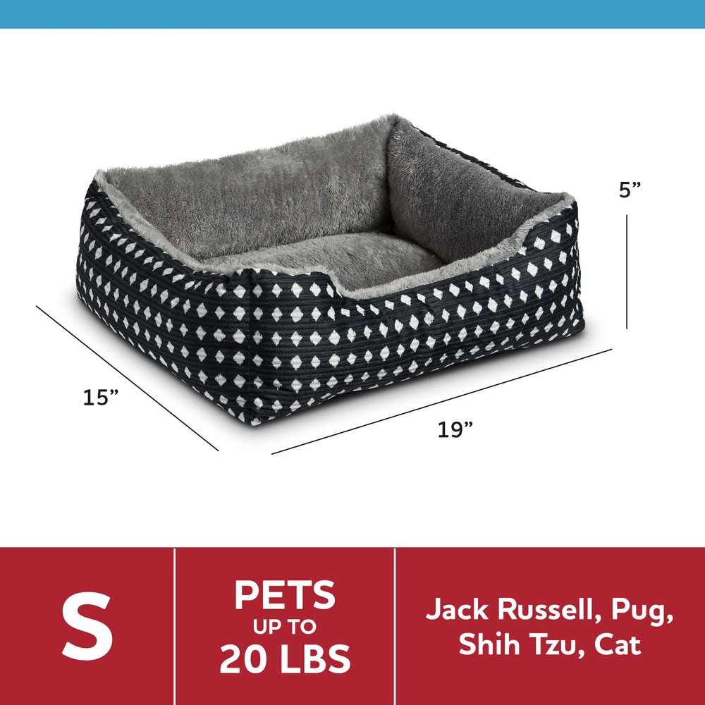 Plush Pet Bed Cuddle Bed for Small Breeds