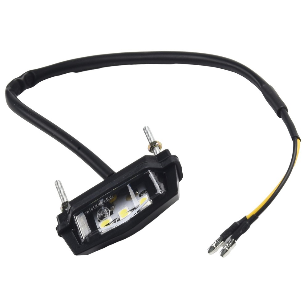 License Plate Light ABS Plastic Accessories Black Housing LED Lamp Multi Use