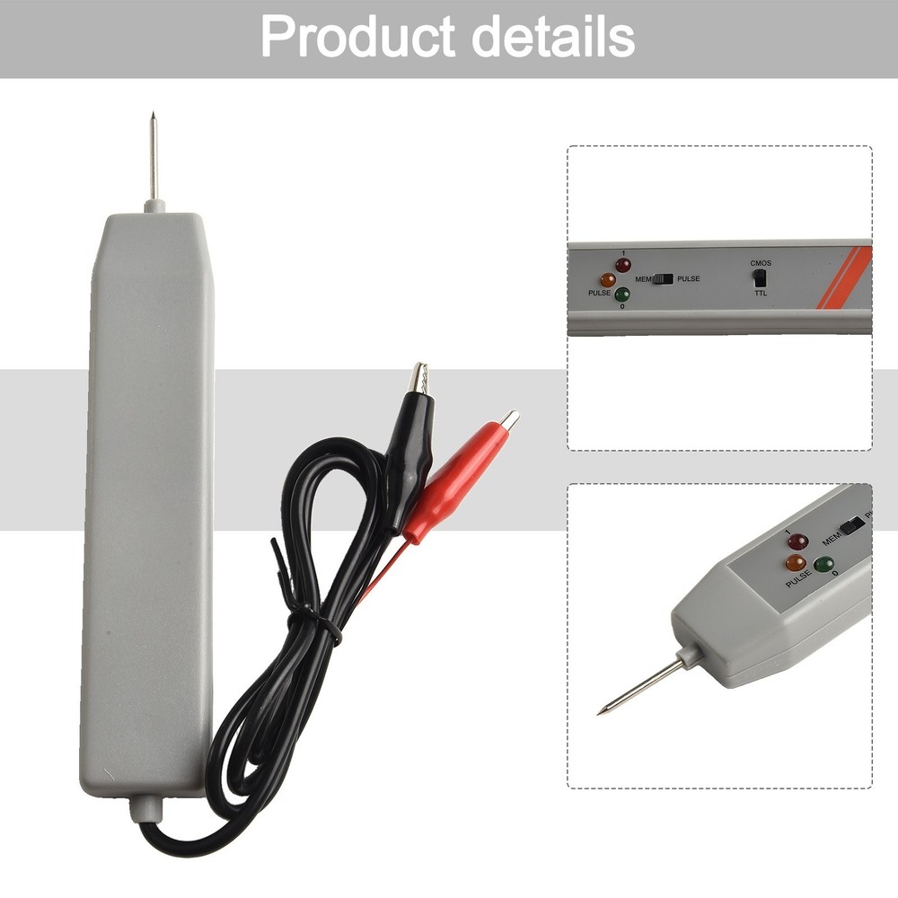 For electronics hobbyists logic tester pulse memory tester plastic
