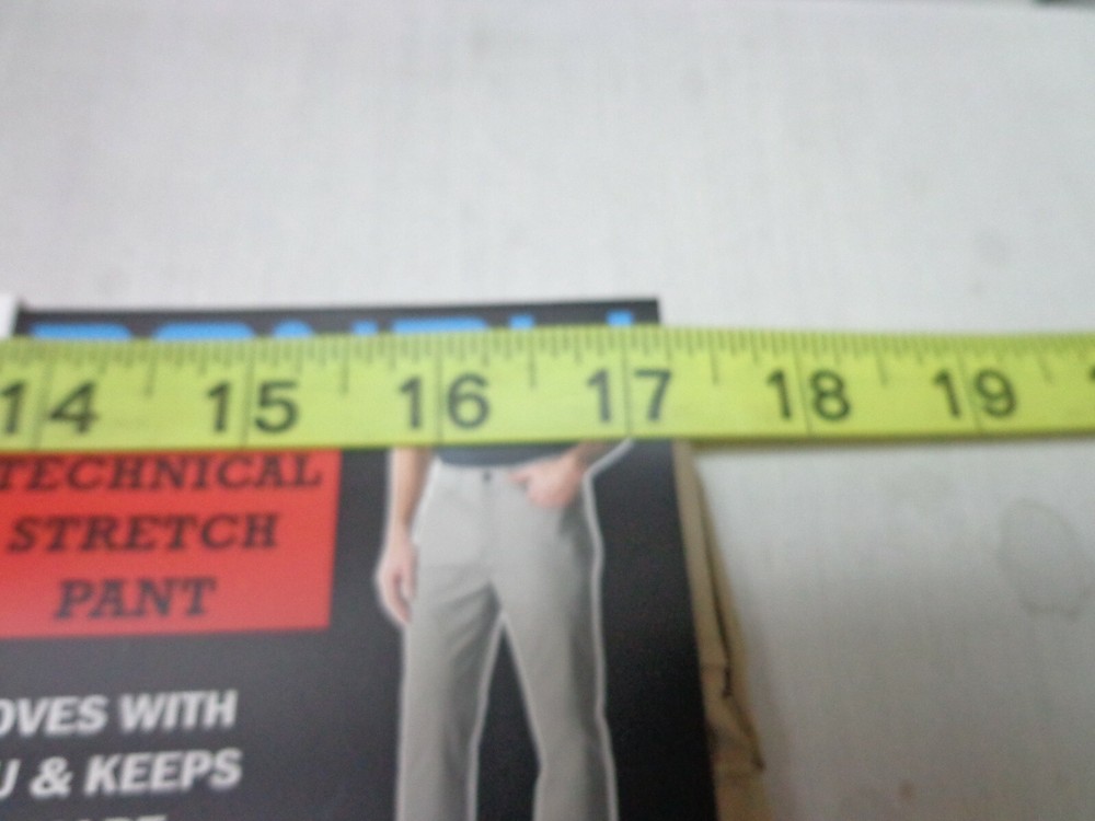 DENALI Delta Khaki Technical Stretch Pants NWT 34/32 MSRP $54