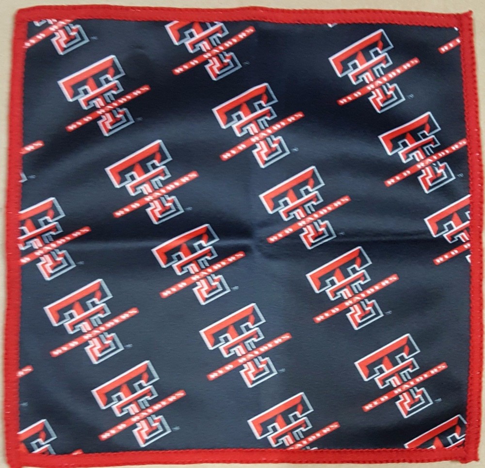 Texas Tech High Quality Microfiber & Silk Cleaning Cloth Cell, Glasses Etc