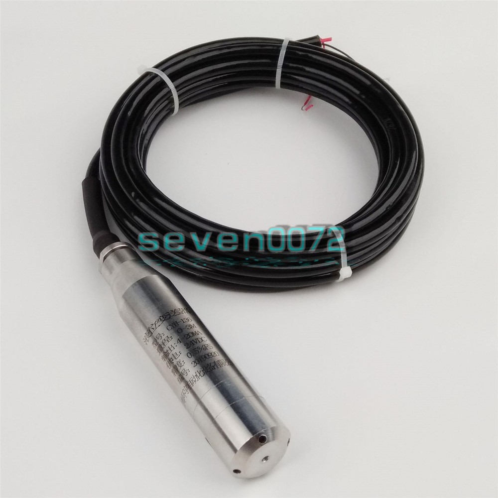 ONE 4-20MA 3.0m Range Water Level Transmitter Liquid Level Transducer Sensor NEW