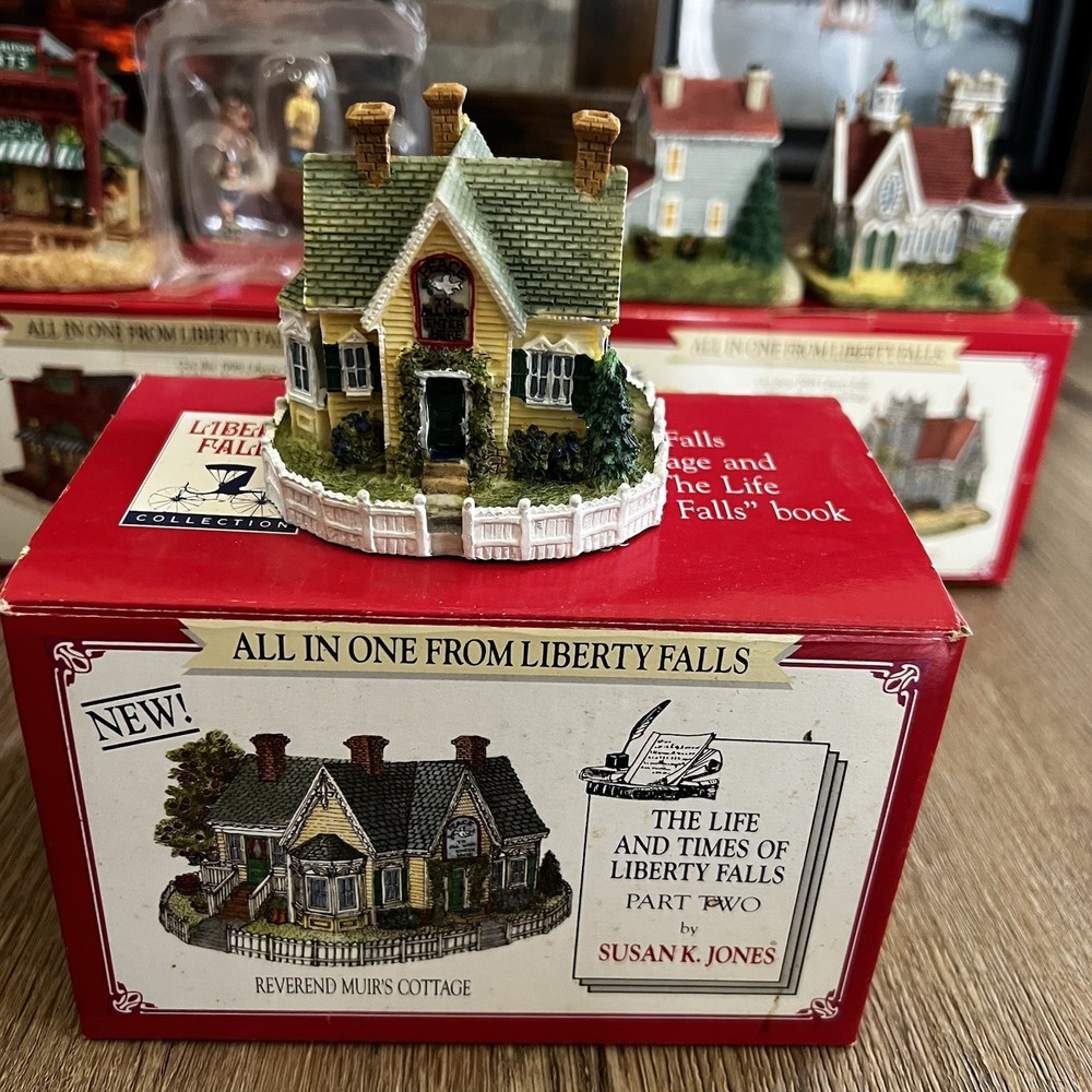 LIBERTY FALLS Collection 11 Boxes Mini Figures & Pweters Bundle