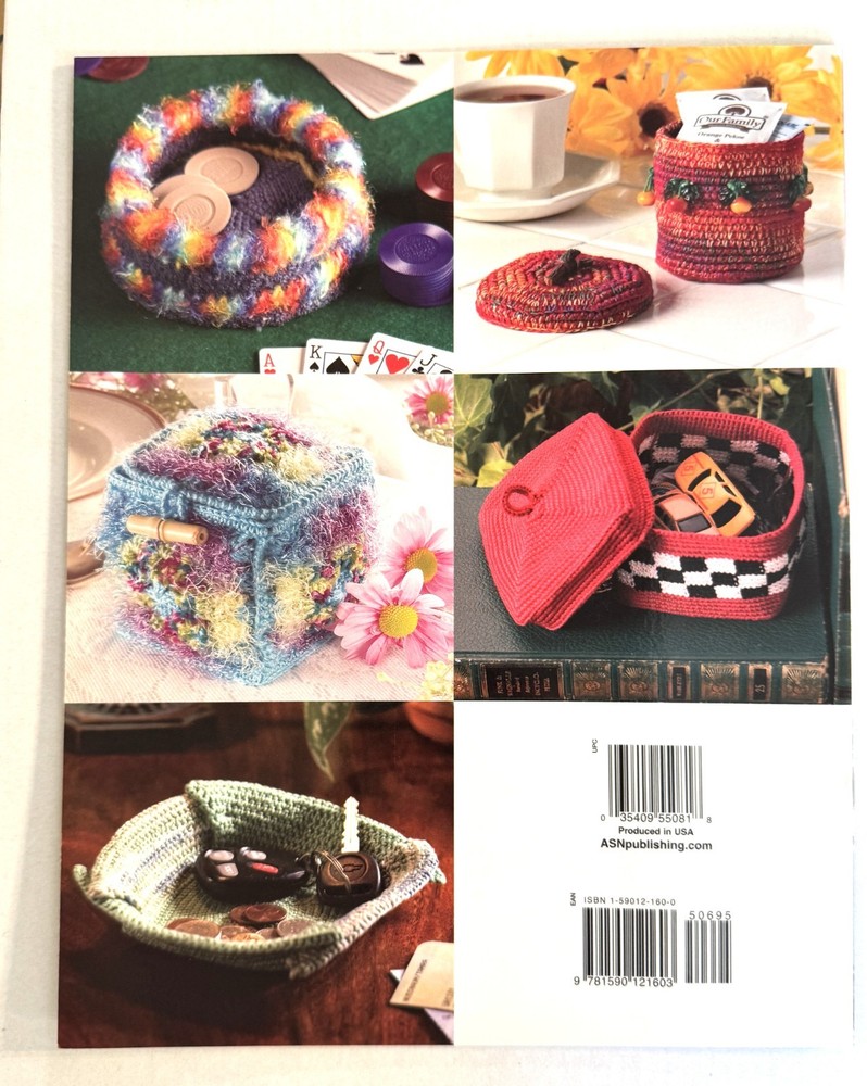 Crochet Pattern Booklet; Boxes and Bowls