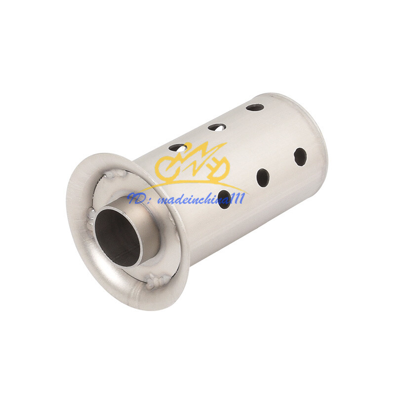 Universal Exhaust Baffle Silencer Removable DB Killer 63mm For Muffler Link Pipe