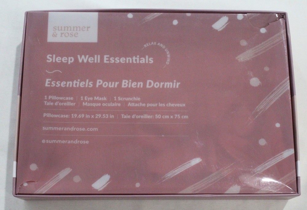 Summer & Rose Sleep Well Essentials Kit CD4 Pink NEW