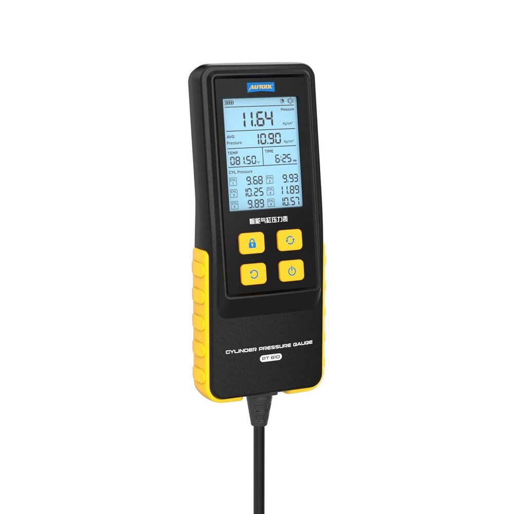 Petrol Engine Cylinder Compression Tester Kit Digital Petrol Engine Gauge 426psi