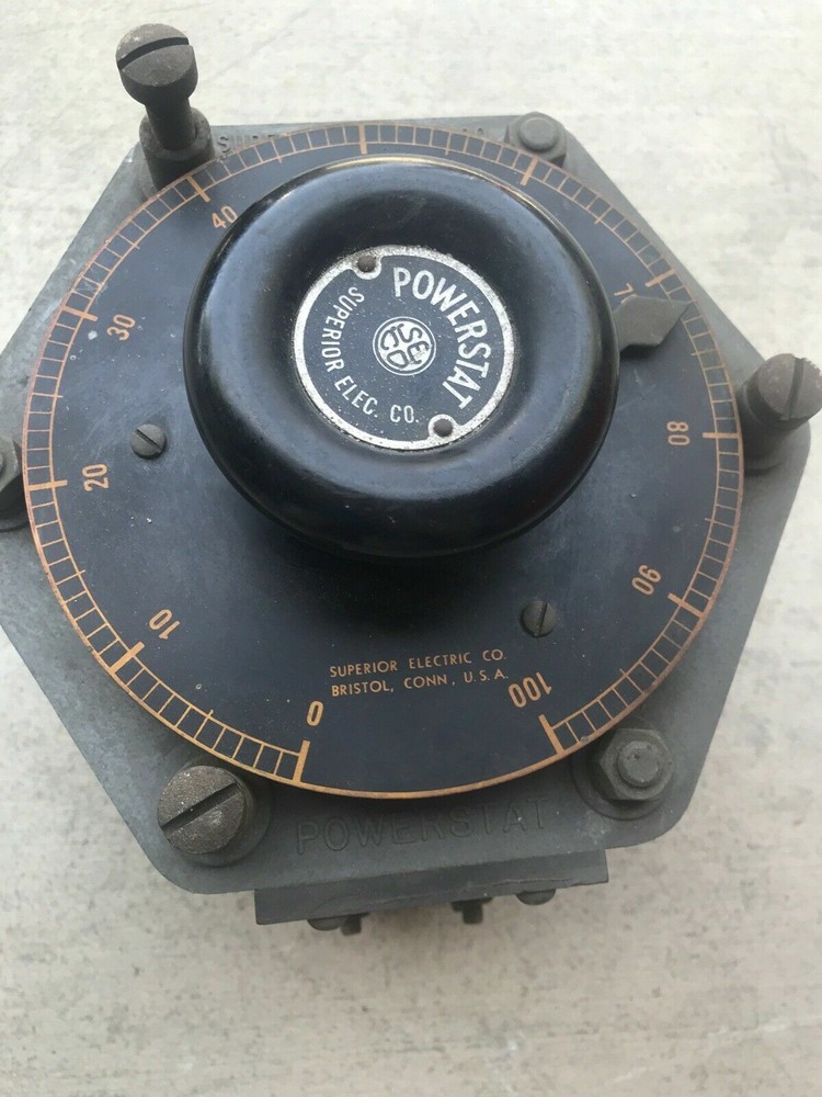 Power Stat Variable Transformer Superior Electric Company