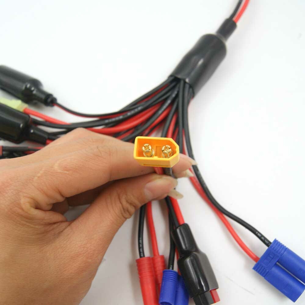 20-in-1 Octopus Multiple Charging Wire Battery Adapter (Deans EC3 EC5 XT60 XT90)