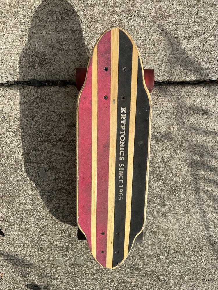 Kryptonics Pink And Black longboard