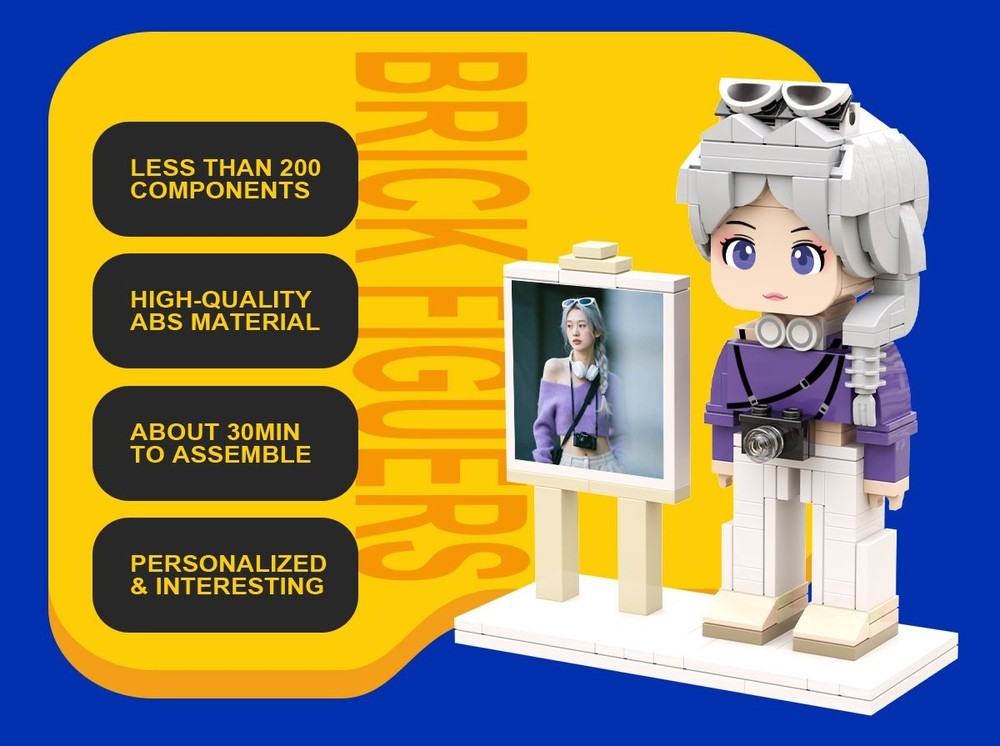 Character Blocks My Custom Brickfigures Customization Ornament with People