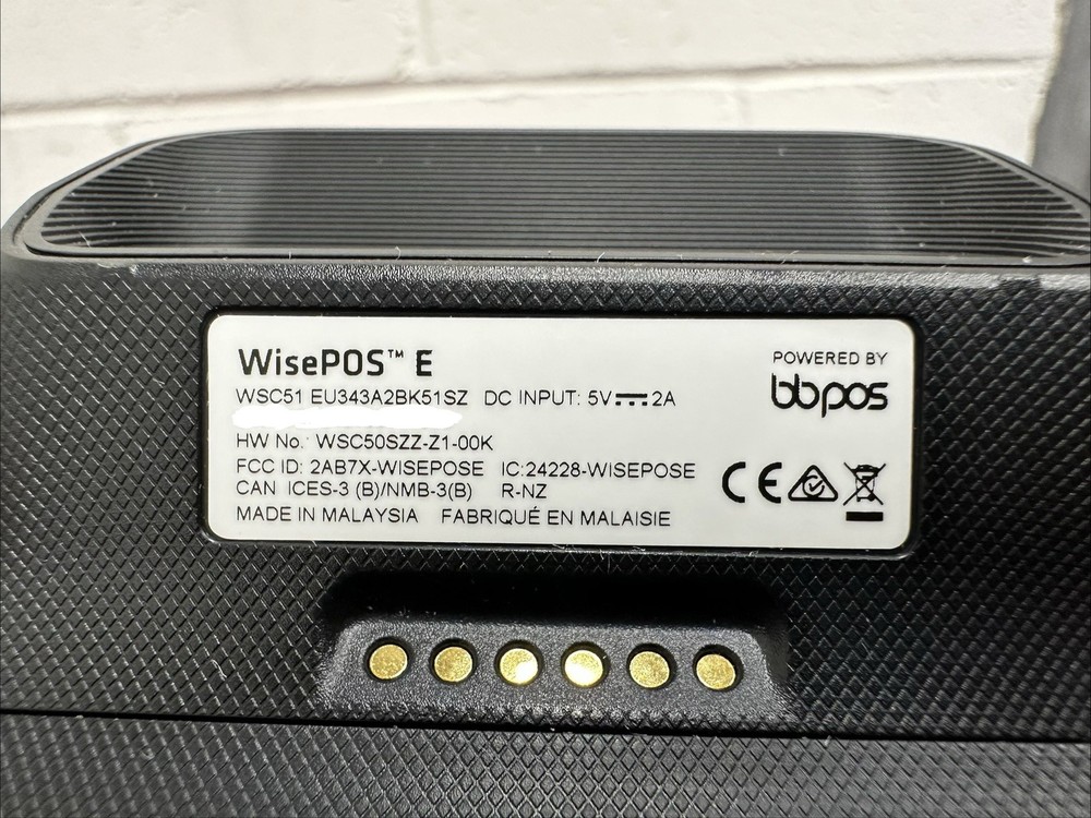 Stripe BBPOS WisePOS E Card Reader + Ethernet Dock - Slightly Used