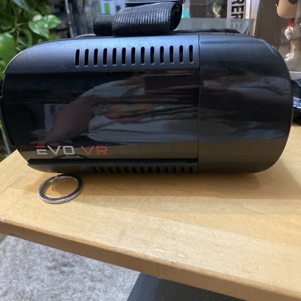EVO VR Smartphone Virtual Reality Headset Model EVO VR Black Plastic