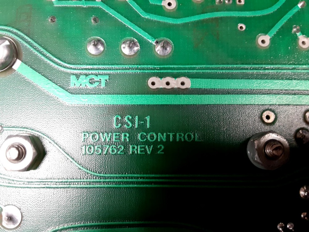 MCT CRT 105762 CSI-1 POWER CONTROL
