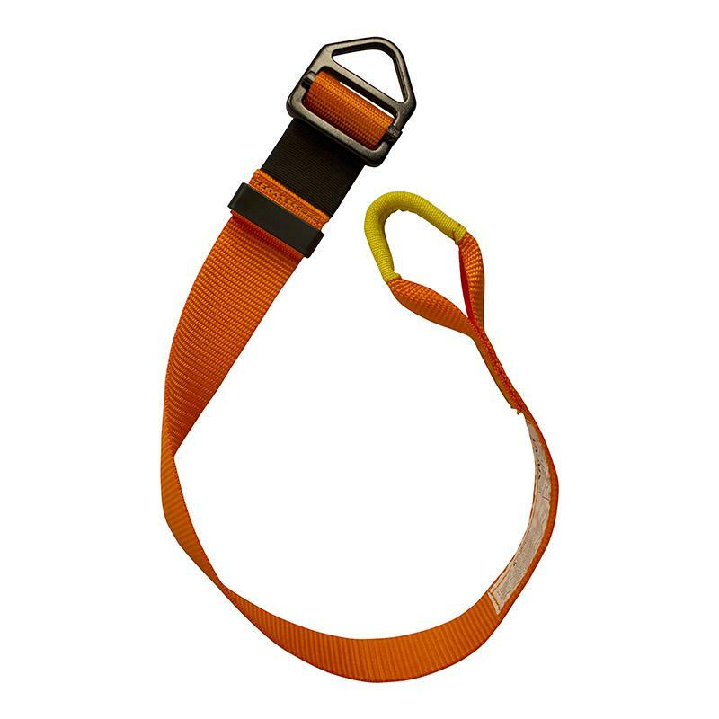FUSION ADJUSTABLE SINGLE LEG LANYARD W/LOOP & ADJUSTABLE DELTA RING 36"