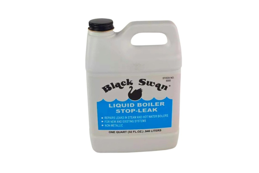 Black Swan Liquid Boiler Stop-Leak – Boiler Leak Sealer for Steam & Hot Wa
