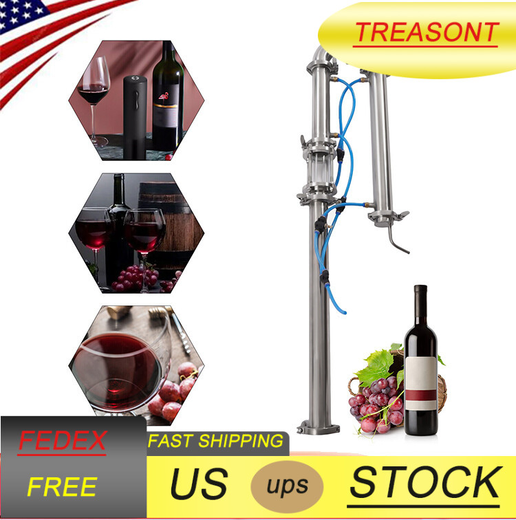 Brew Wine Making Tool 2" in Stainless Still Moonshine Reflux Distilling Column