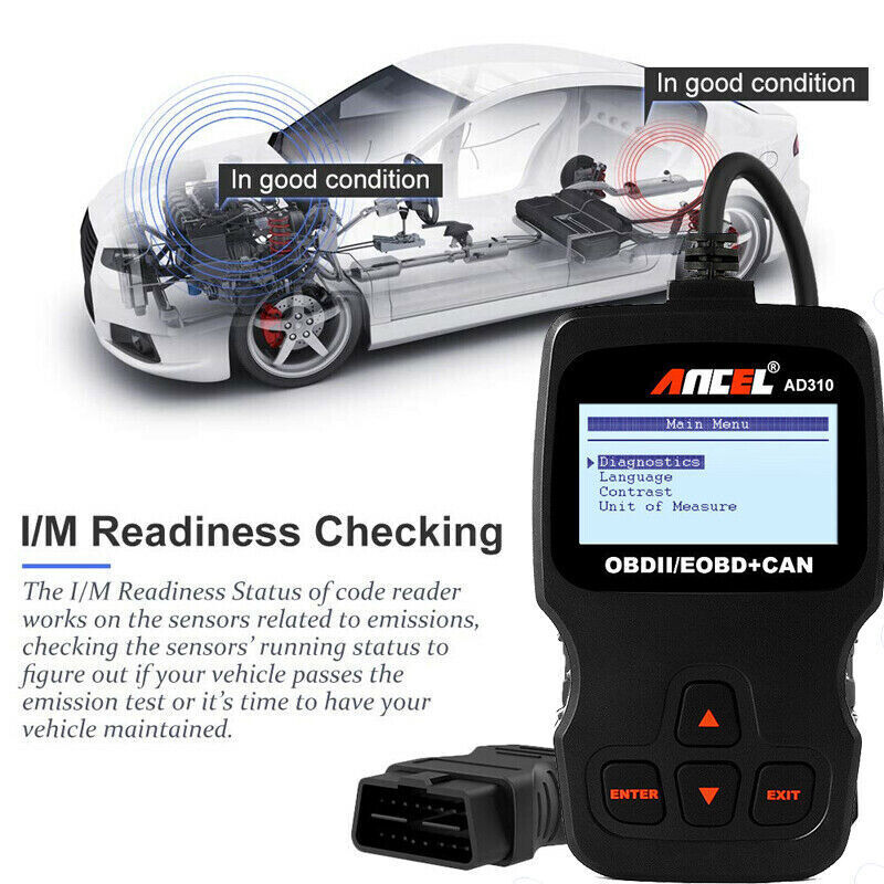 Bluetooth Code Reader Car Engine OBD2 Scanner Battery Test Diagnostic Scan Tool
