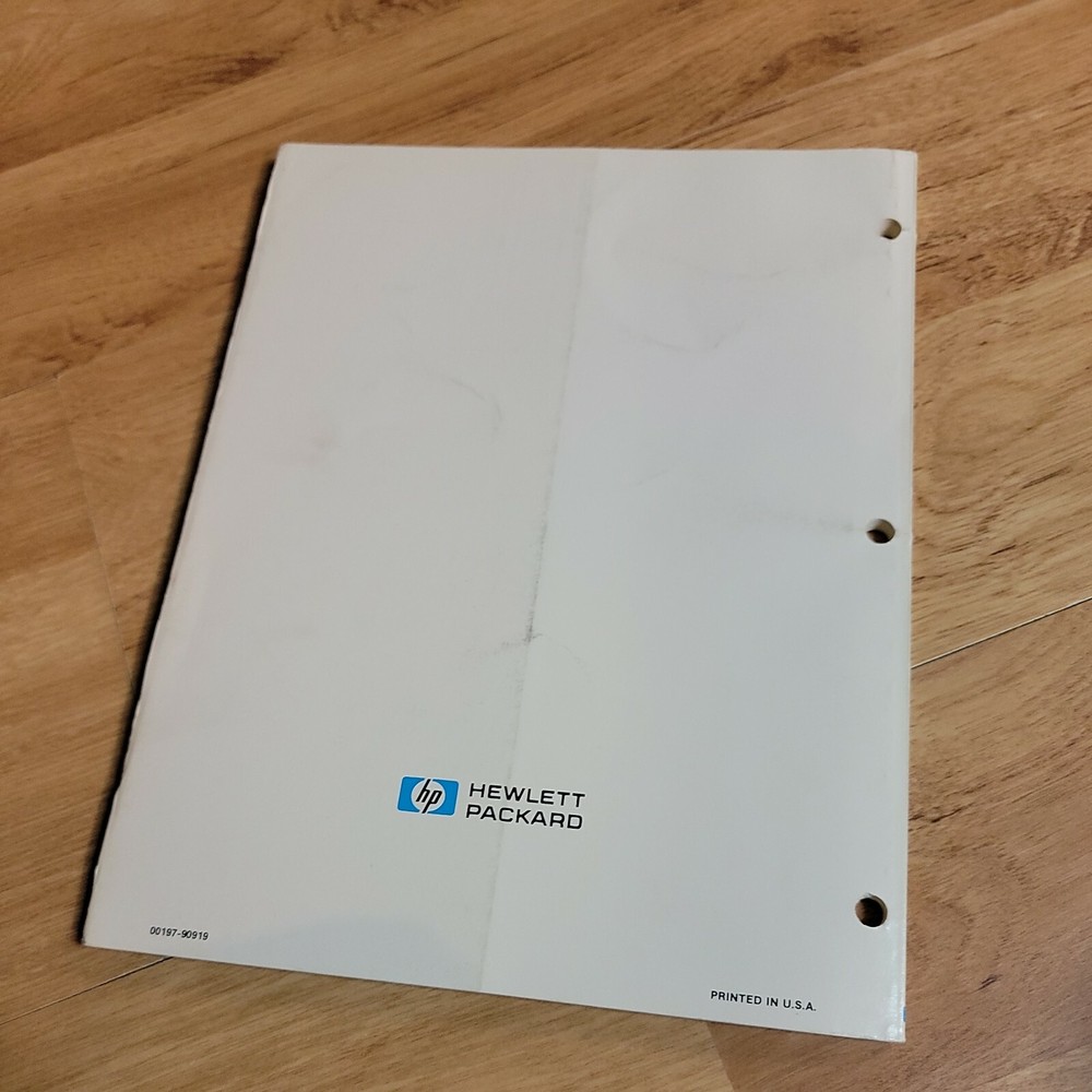 HP Hewlett Packard Operating & Service Manual 197B Oscilloscope Camera