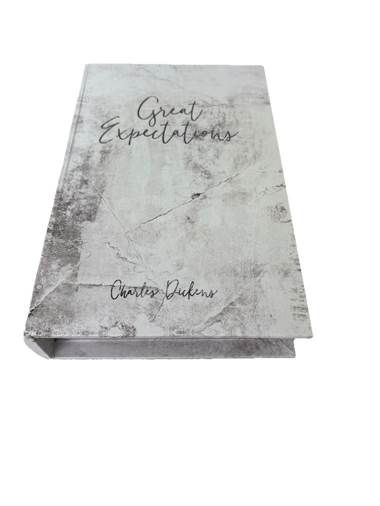 Great Expectations Book Hidden Compartment Safe Box Storage 10.5” X7”x2”