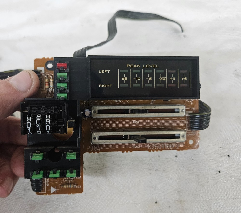 MARANTZ SD255 Dual Stereo Cassette Deck METER & COUNTER PCB