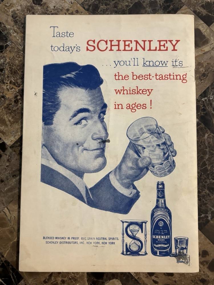 1953 Boston Red Sox Baseball Program vs Senators Unscored