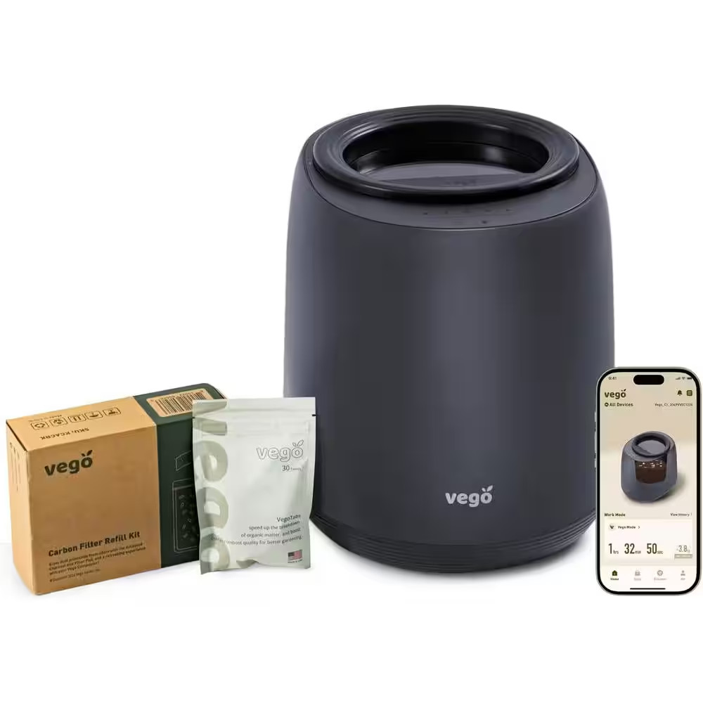 Vego Kitchen Composter 4L Countertop 5 Modes Weight-Based Smart with App Odorles