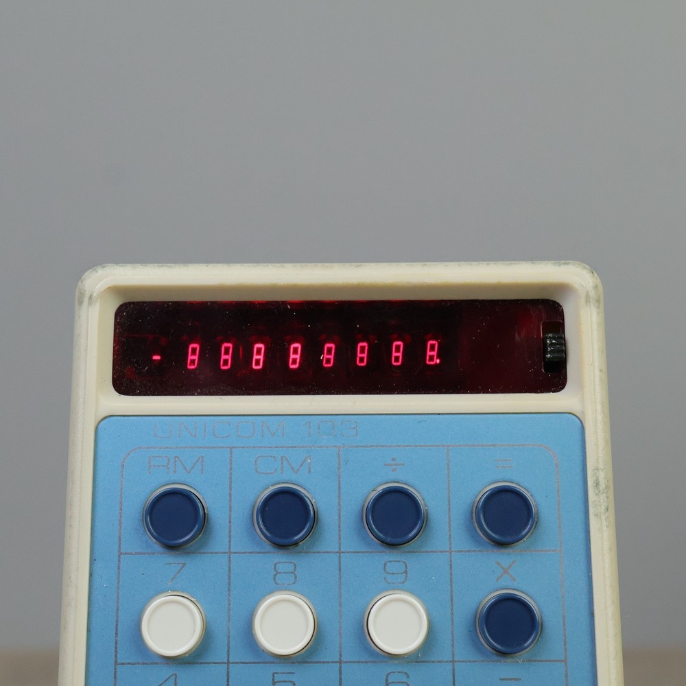 Unicom 103 Vintage Calculator Working