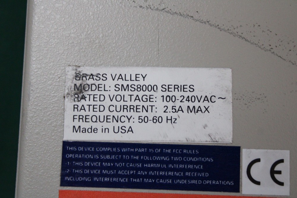 Grass Valley Group SMS 8000